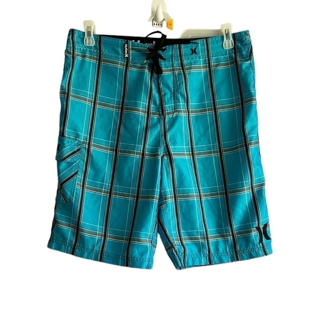 Hurley Men’s Board Short Swim Trunk Puerto Rico Blue• Size: 32 • Used